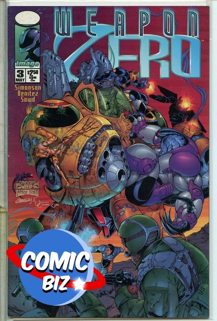 Weapon Zero #3 (1995) 1St Printing Bagged & Boarded Image Comics