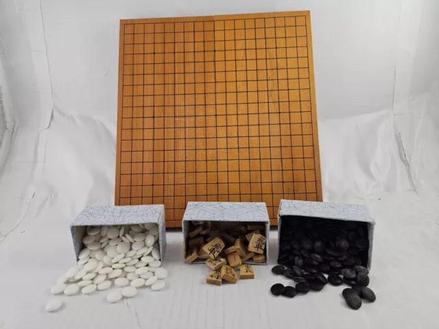 Nintendo Shogi Japanese Chess Board & Pieces Set wooden Japan Import