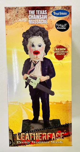 Leatherface Pretty Woman Mask Bobble Head Royal Bobbles Spirit Exclusive