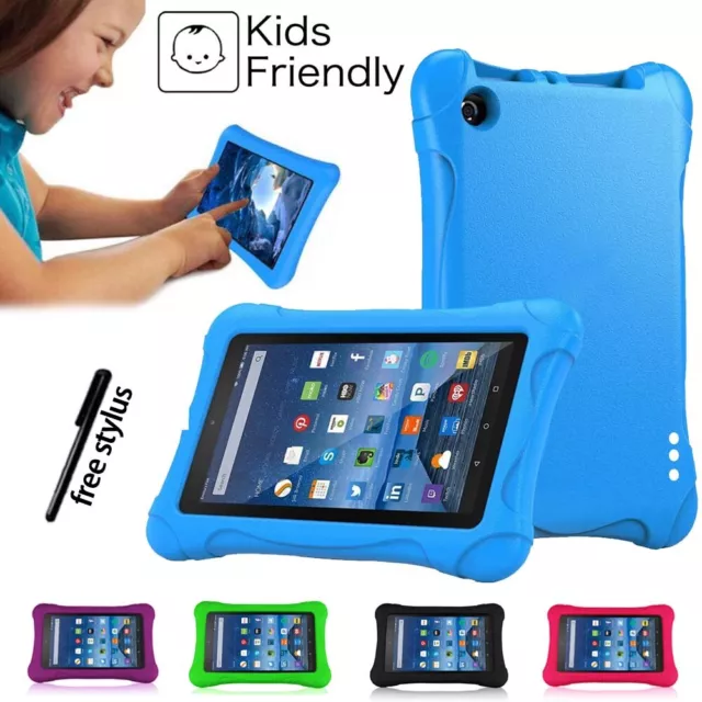 7 inch Kids EVA Handle Case Cover Stand For Amazon Fire 7 Tablet 2017/2015/2019