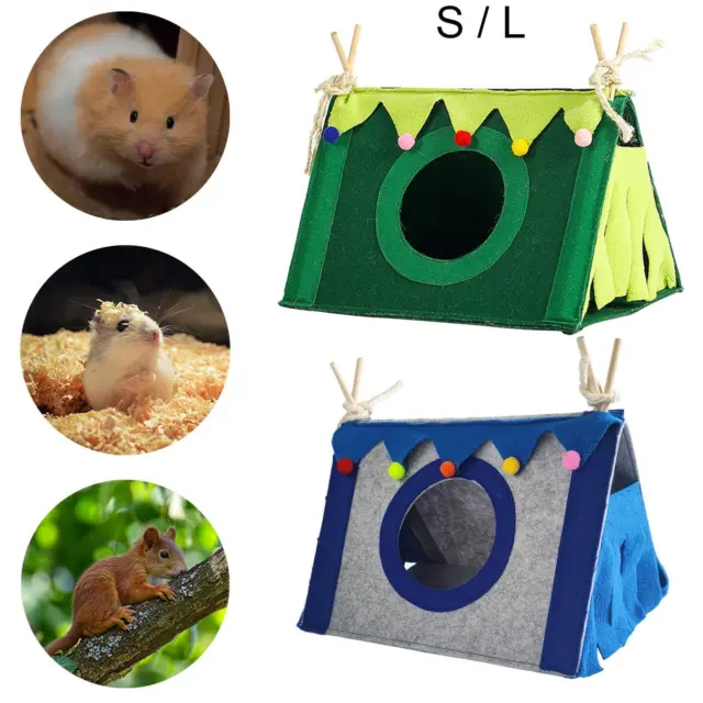 Meerschweinchen Versteck, Tunnelhausbett für Häschen, Hamster, Chinchilla,
