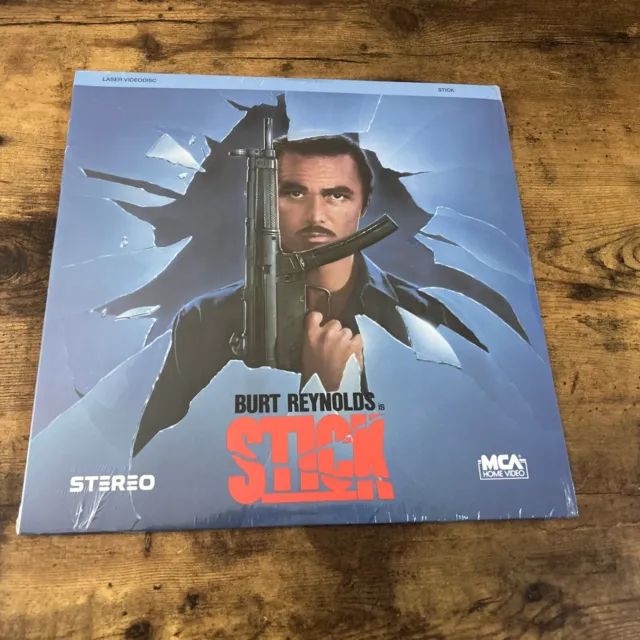 Stick Laserdisc Sealed New Rare Burt Reynolds