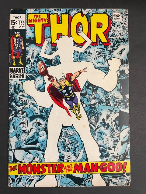 Thor #169 - The Mighty Marvel Comics 1969 Origin Of Galactus