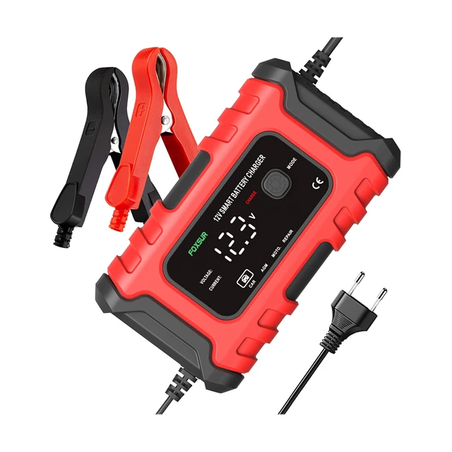 Batteria auto caricabatterie 12V 6A per auto moto batteria auto LadP3Q9