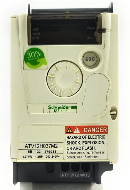 Variateur Vitesse Schneider ATV312H075N4 0,75kW Triphasé - Occasion Bon État