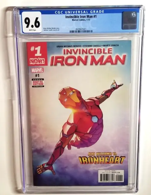 Invincible Iron Man #1 CGC 9.6 1st Riri Williams solo series Ironheart Disney+