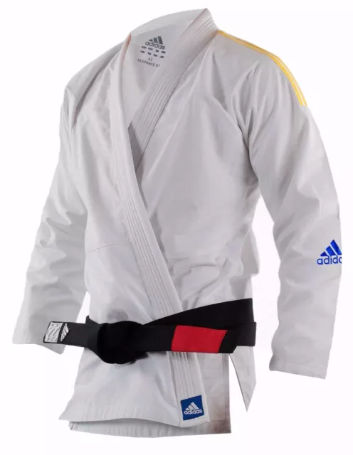 Adidas Response BJJ Gi White Brazilian Jiujitsu Suit A1 A2 A3 A4 M0 M1 M2 M3