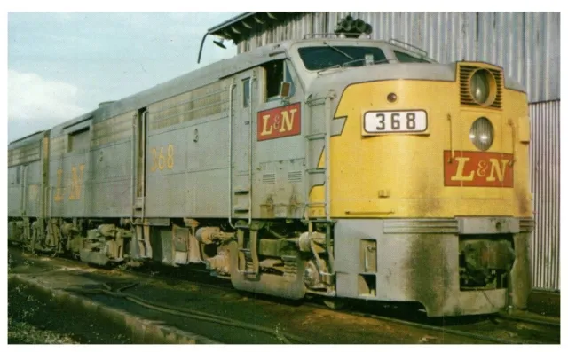 Louisville & Nashville 368,July 26,1966.Vtg Railroad Postcard*B2