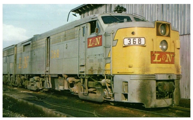 Louisville & Nashville 368,July 26,1966.Vtg Railroad Postcard*B2