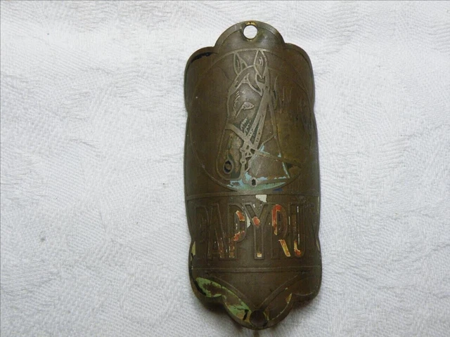 Plaque Commande Emblème Vélo Orion - RDA Vintage 5x3cm