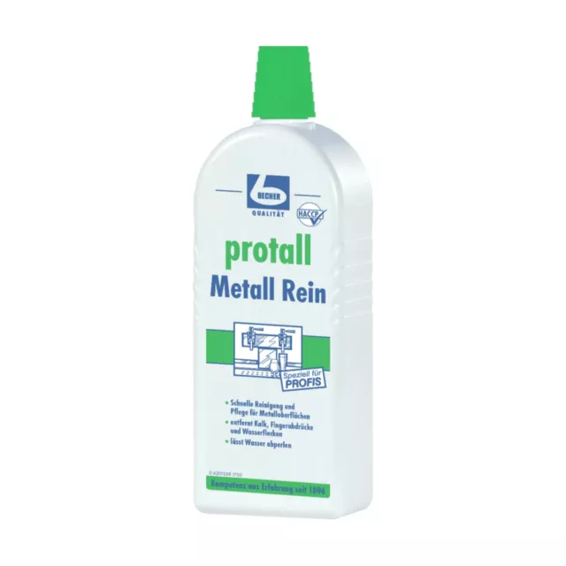 2x protall Metall Rein, 500ml | Flasche (500 ml)