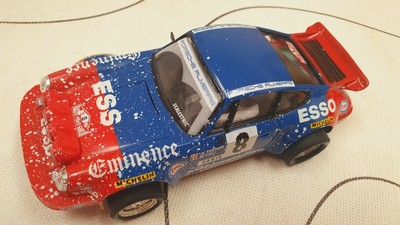 Altaya Slot Car scx scalextric Altaya Portico 911 carrera #8 Esso Effetto Neve 