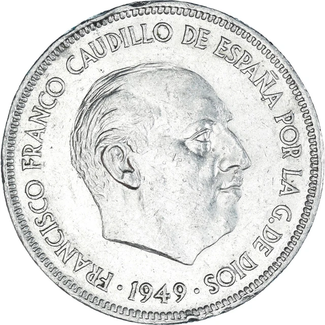 [#1440474] Monnaie, Espagne, 5 Pesetas, 1949