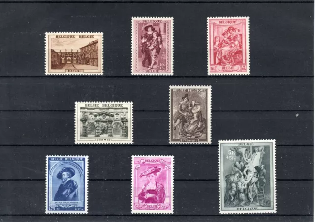 Timbre Belgique Belgium 1939 N°504/511 Neuf** Mnh