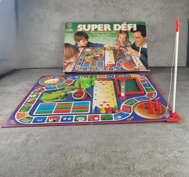 Le défi de Musclor jeu de société Nathan vintage 1982 motus maître de l