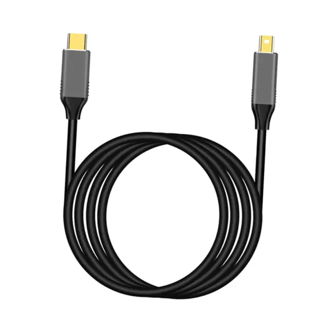 Câble USB C vers Mini DP, facile à utiliser, Plug and Play, accessoires