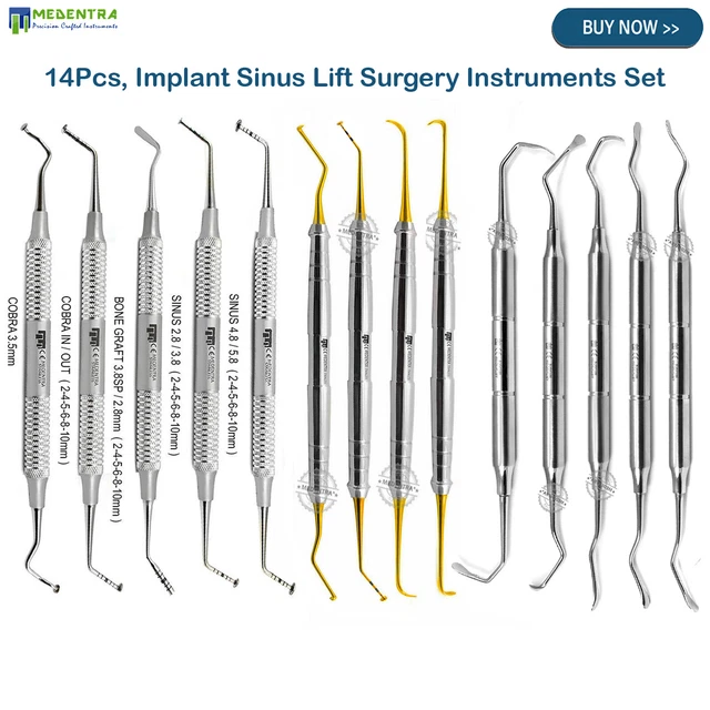 DENTAL PERIOSTEAL ELEVATORS Implant Surgery Sinus Lift Lifting With