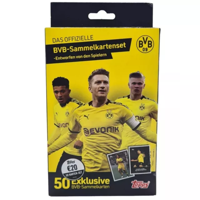 Topps Dortmund BVB 2020 set curado - 1 caja sellada embalaje original nuevo Haaland novato