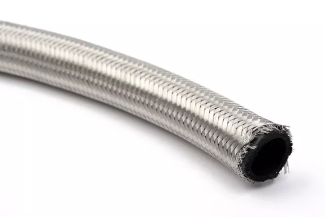 Auto SS (stainless Steel) Braided Rubber Fuel Hose For Oil, Air & Some Gases