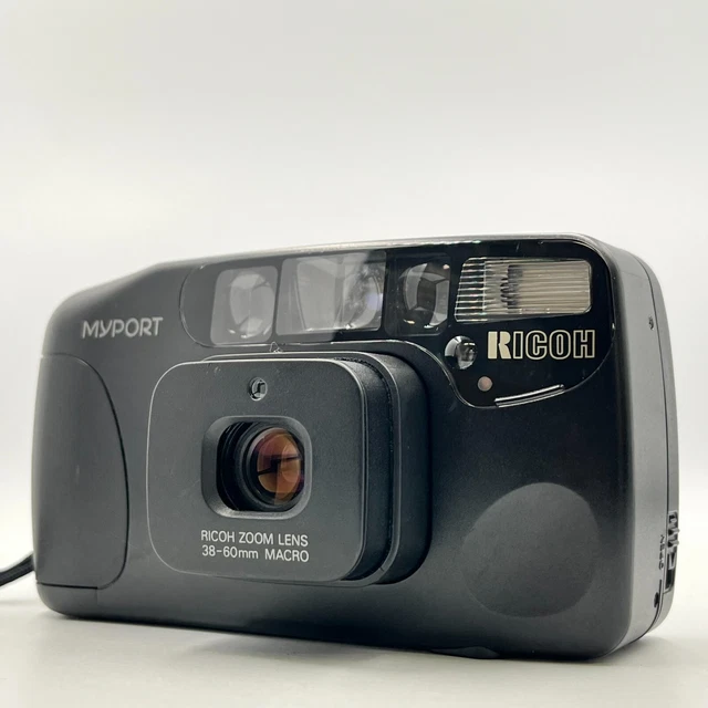*EXC* Ricoh Myport Zoom mini P Black Point & Shoot 35mm Film Camera