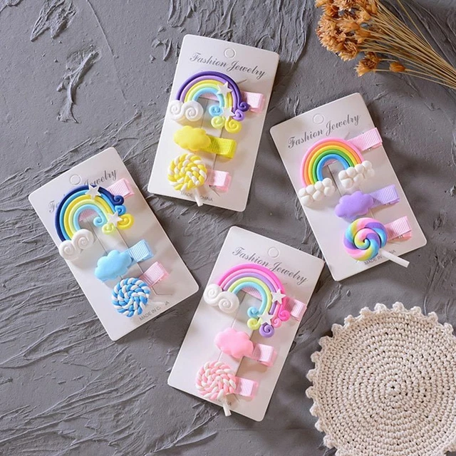 Women Kids Flower Hairclips Mini Star Hair FLORAL Clamps Cute Hairpins 50Pcs 8