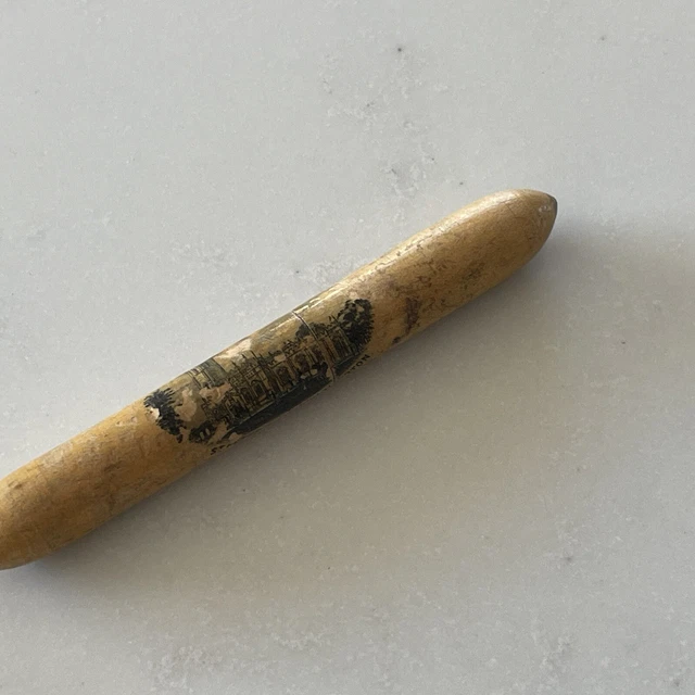 Mauchline Transfer Ware Needle Case St. Peter’s Church Antique Vintage