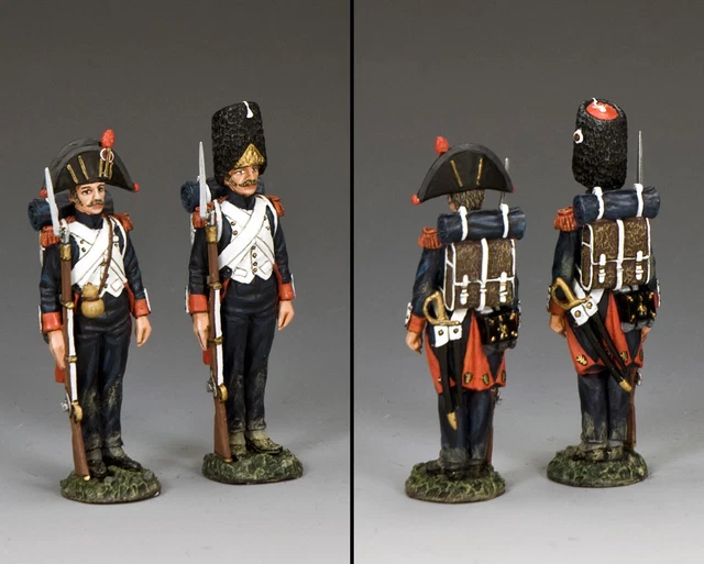 King and (&) Country NA233 French Line Marching Rifleman (left shoulder