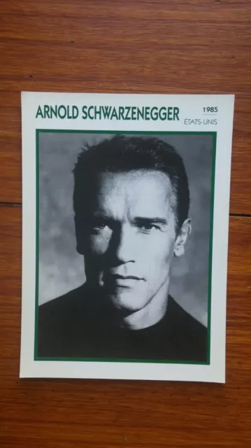 ARNOLD SCHWARZENEGGER fiche cinéma carte lobby card actor movie 1992