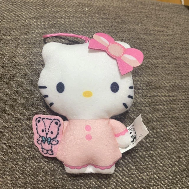 Peluche Hello Kitty 50° Anniversario – Morbido Personaggio Da Collezione, Altezza 16 Cm, Colore Blu, Licenza Ufficiale