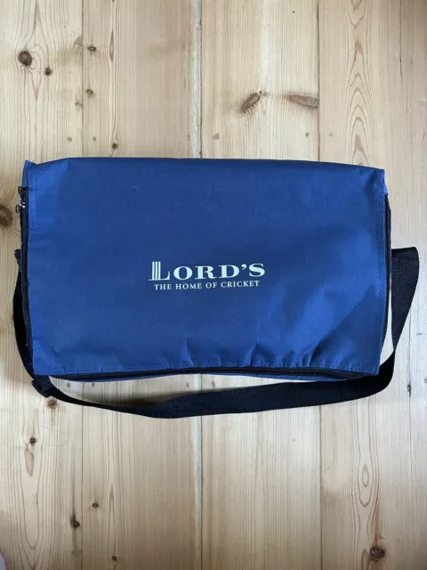 Bolso enfriador de cricket Lord's con correa para el hombro - azul marino