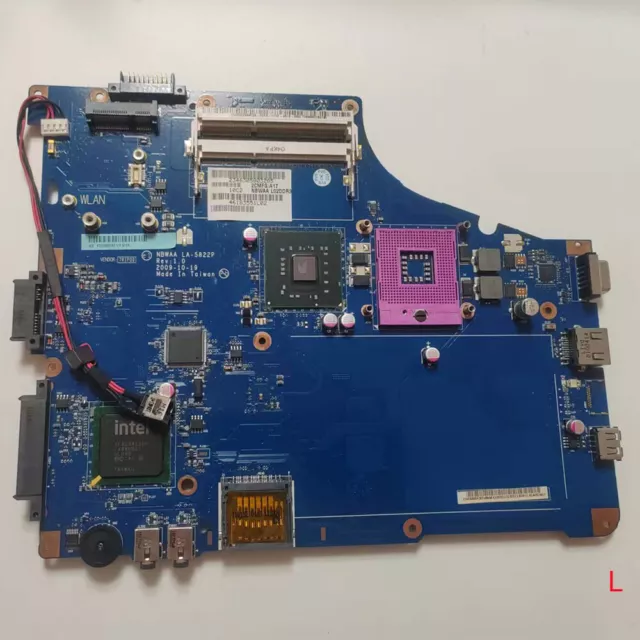 For Toshiba L455 l450 notebook motherboard NBWAA LA-5822P K000093580