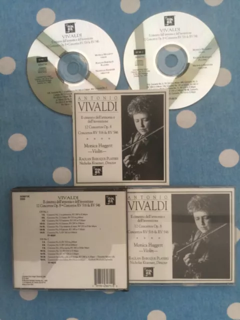 🌟Il Cimento Dell’armonia🌟2 X Cd Set🌟Vivaldi🌟Huggett🌟Classical🌟Violin🌟