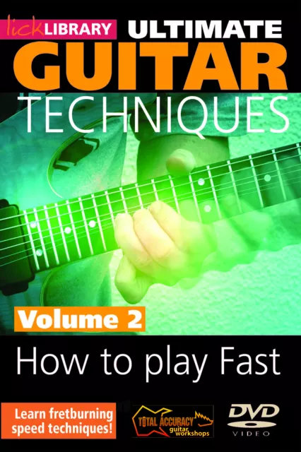 LICK LIBRARY Learn to Play Ultimate Guitar How To Play Fast Volume 2 GUITAR DVD