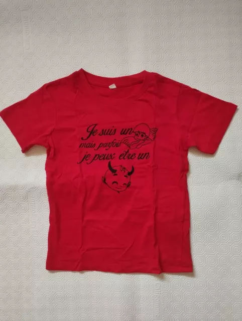 T-shirt Manches Courtes Taille 8 Ans En Bon État