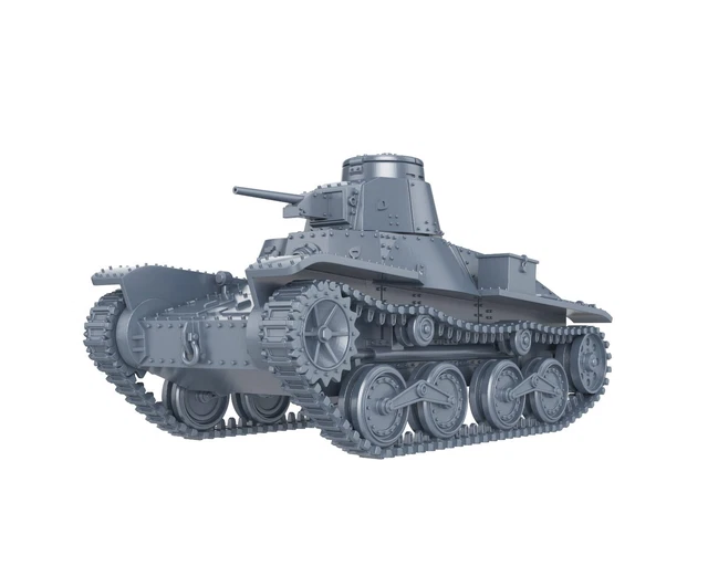 Maquette 3D Imprimée Type 98 RO-KE (tracteur Japonais WWII) - Échelles 1/56, 1/72, 1/87, 1/100 - Résine, WARGAMEZONE