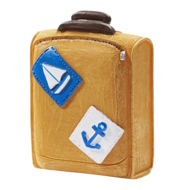 Koffer 3,2 x 2,5 x 5,3 cm, Reisetasche, Maritime Deko für Urlaub oder Reisen