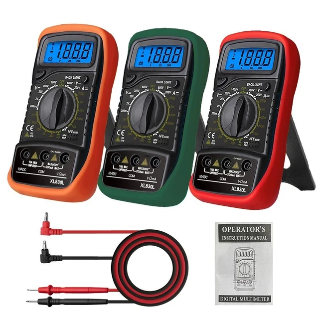Professional Digital Multimeter Voltmeter Ohmmeter Ammeter Multi Tester Meter UK