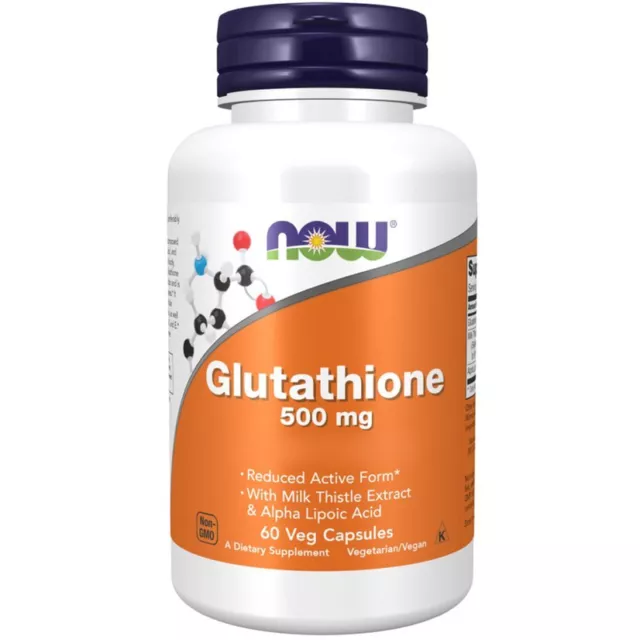 Now Foods, Glutathion, 500mg, 60 Veg. Kapseln - Blitzversand