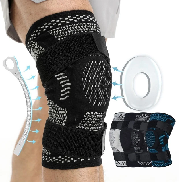 Envoltura elástica de nailon para alivio de la artritis soporte para la rodilla almohadilla para la rodilla
