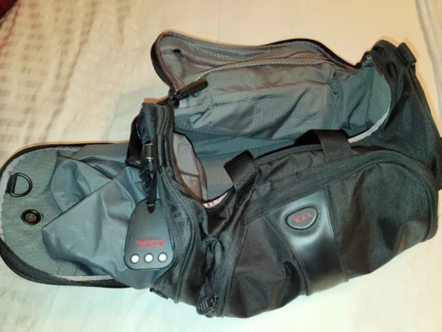 TUMI 4 wheeled Weekend / Carry-on Bag 21x15x8 Alpha Black Ballistic Nylon