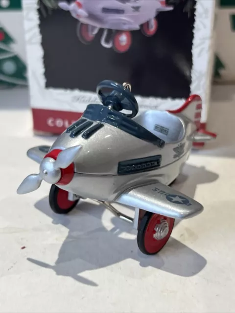Murray Airplane Kiddie Voiture Noël Tree Poinçon Souvenir Ornement Nib. '