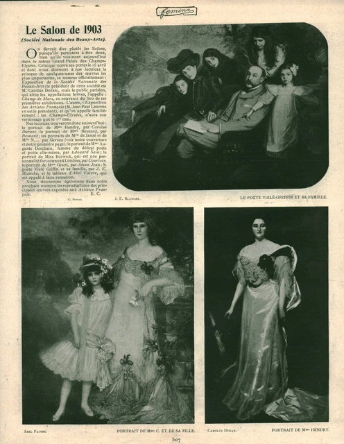 Document Ancien 1903 - Un Geste De La Parisienne (Recto/Verso, Issu Magazine)