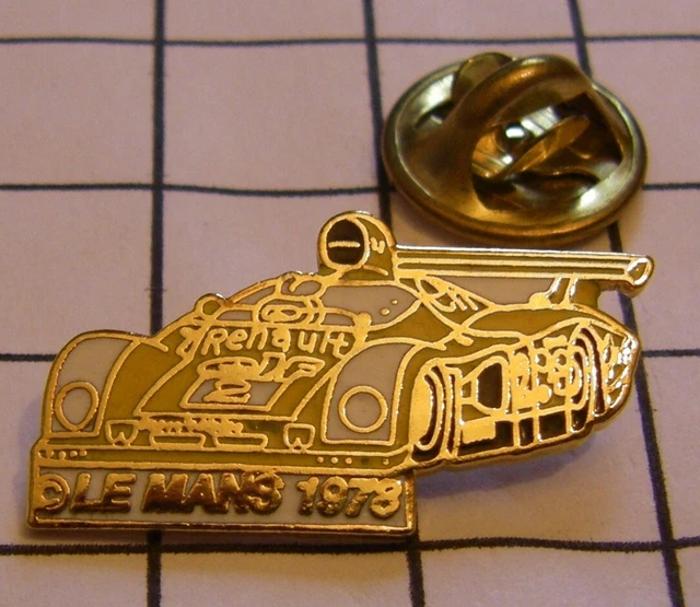 RENAULT ALPINE A442B #2 Pironi Jaussaud Winner 1978 le mans 24H v2 Vintage Pin