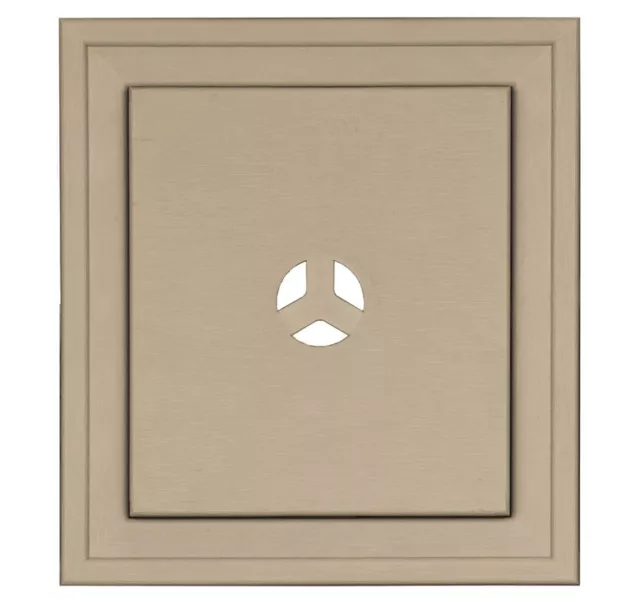 "Accesorio de revestimiento de vinilo maestro de montaje cuadrado J-BLOCK Tan Wicker 069 8""x8""x2"""