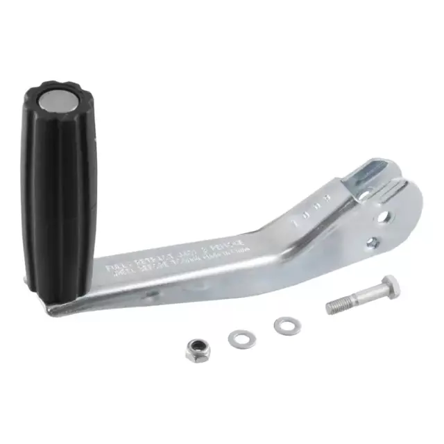 Curt 28921 Replacement A-Frame Trailer Jack Handle Comfortable Grip, Clear Zinc