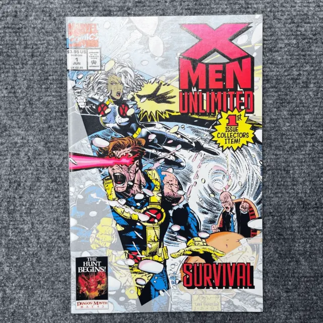 X-Men Unlimited #1 1993 VF/NM Scott Lobdell Chris Bachalo Marvel Comic Book