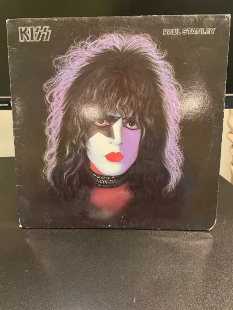 Kiss PAUL STANLEY Vinyl LP & Inner NBLP7123  1978 Used Good
