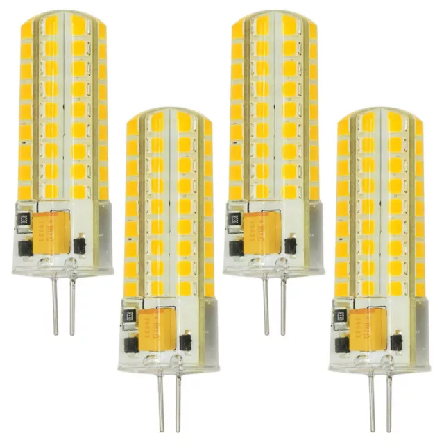 4x G4 7W LED Leuchtmittel Stiftsockellampe Energiesparlampe 400lm 12V Kaltweiß