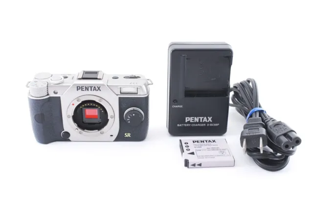 Pentax Q7 Silver 12.4MP Digital Camera Body from JAPAN[NEAR MINT]♯1902387