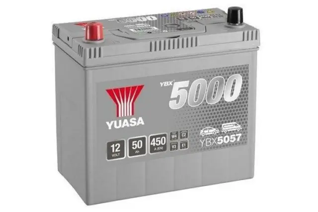 YUASA YBX5000 12V 50Ah 450A Starterbatterie YBX5057
